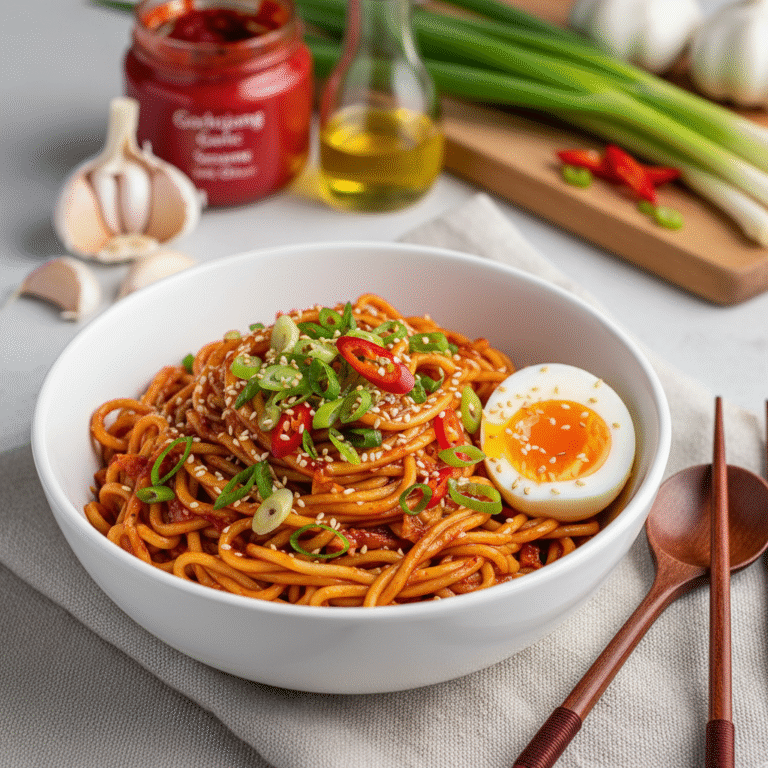 Gochujang Garlic Spicy Noodles