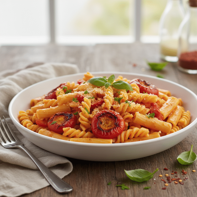 Roasted Red Pepper Pasta