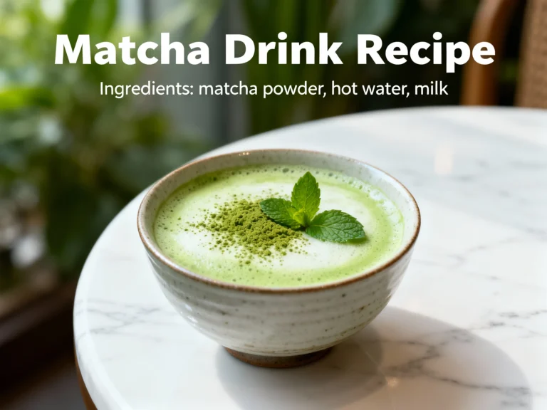 Matcha Drink Recipes to Energize Your Day Without Jitters