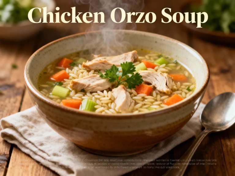 Chicken Orzo Soup Recipes for Cozy Fast Weeknight Wins