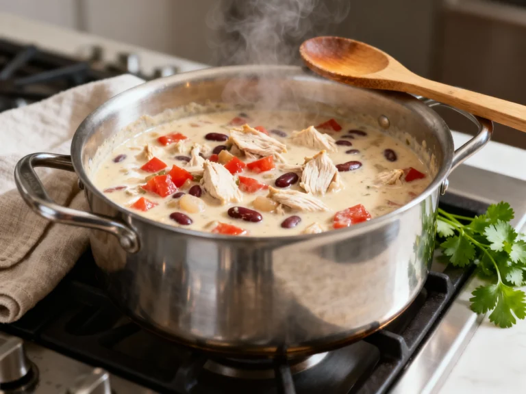 Creamy White Chicken Chili Stove Top Weeknight Winner