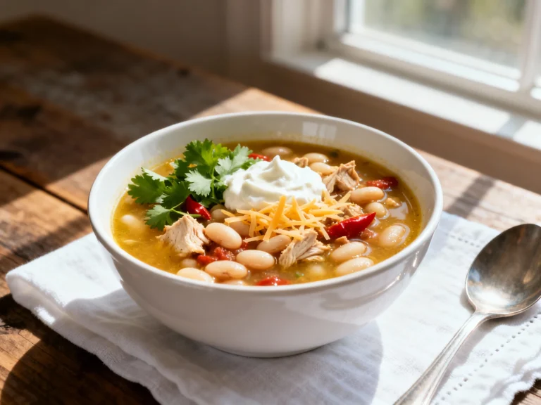 Easy White Bean Chicken Chili That Cooks in 30 Minutes