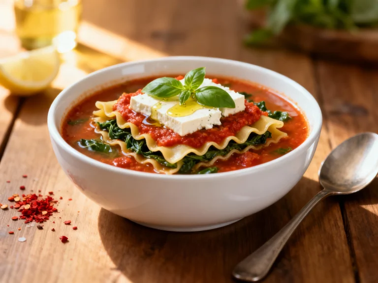 Vegan Lasagna Soup That Tastes Like Sunday Comfort Faster