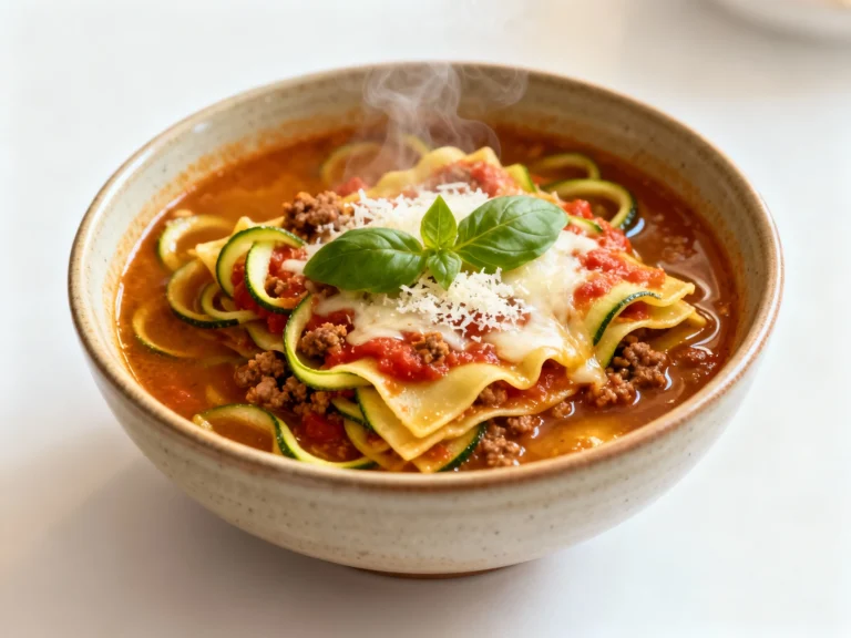 Low Carb Lasagna Soup for Weeknights That Crave Comfort