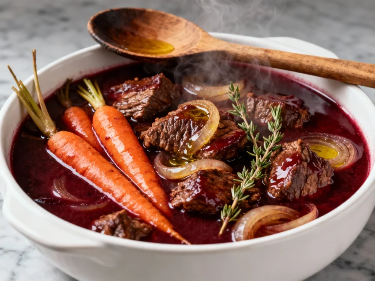 Red Wine Beef Stew — Bold Comfort for Busy Weeknights