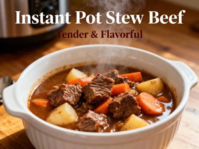 Instant Pot Stew Beef Recipes for Cozy Weeknight Comfort