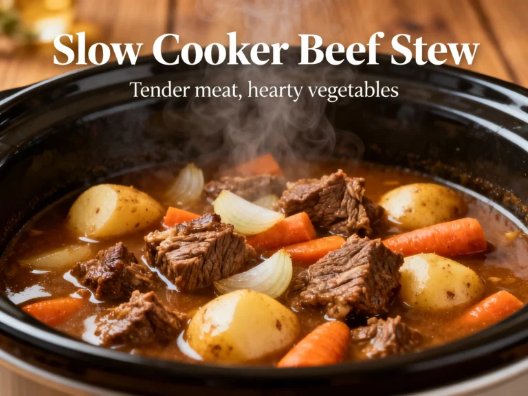 Slow Cooker Beef Stew Meat Recipes—weeknight Comfort Magic