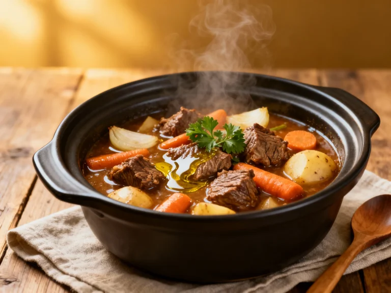 Beef Stew in Crock Pot — Weeknight Comfort Zero Stress