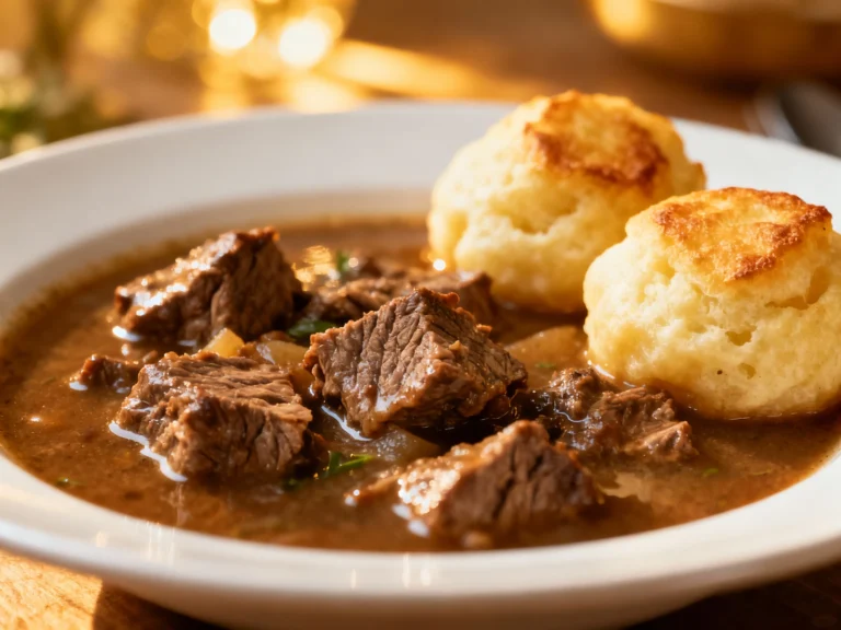 Beef Stew and Dumplings That Crush Weeknight Hunger