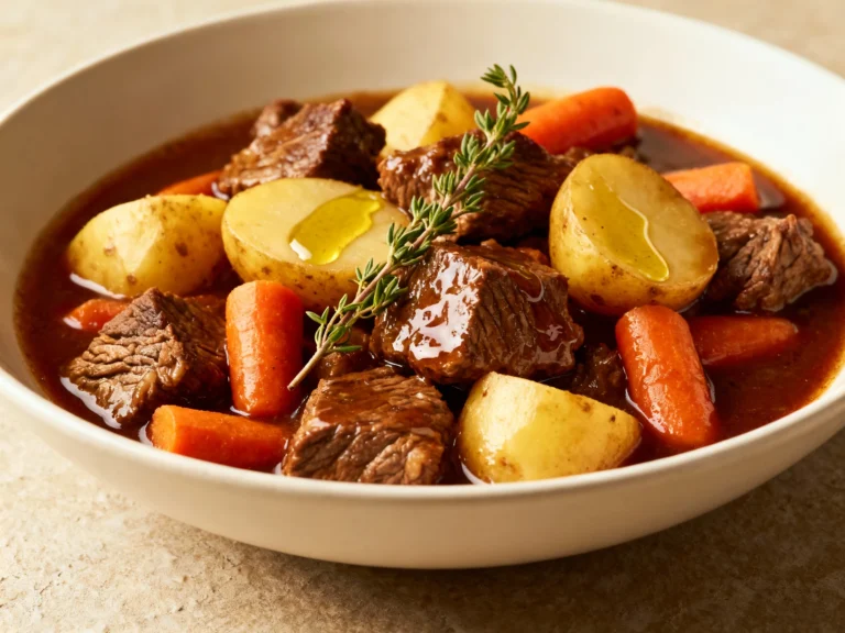 Beef Stew With Red Wine — Weeknight Comfort Big Flavor