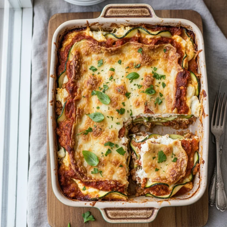 Zucchini Noodle Gluten-free Lasagna — Weeknight Comfort Upgrade Now