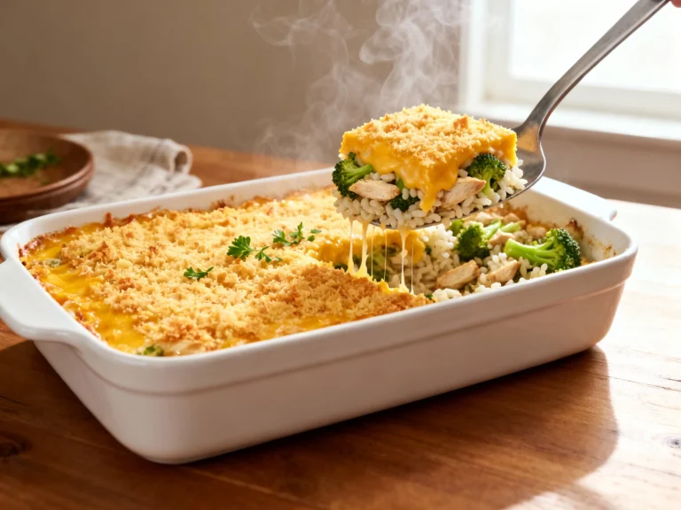 Chicken Broccoli Rice Cheese Casserole Easy Cream of Chicken Recipes