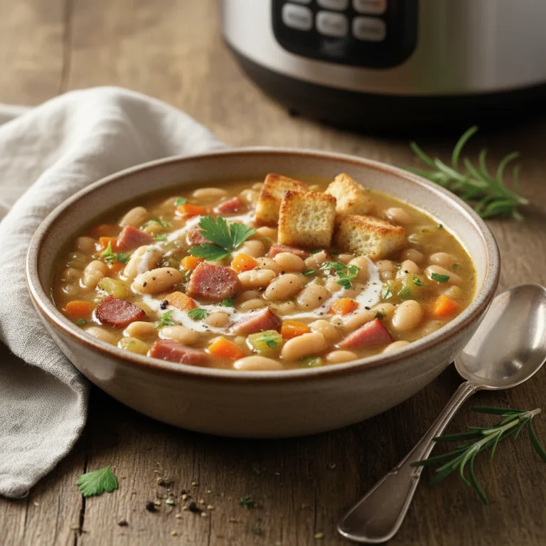 Ham and Bean Soup Recipes Instant Pot — Cozy Fast Foolproof