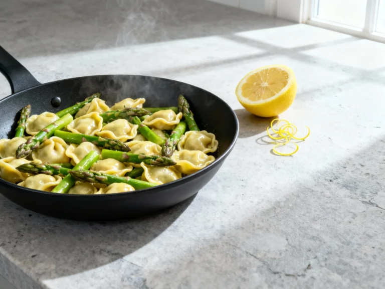 Healthy Lemon Asparagus Tortellini for Fast Weeknight Wins