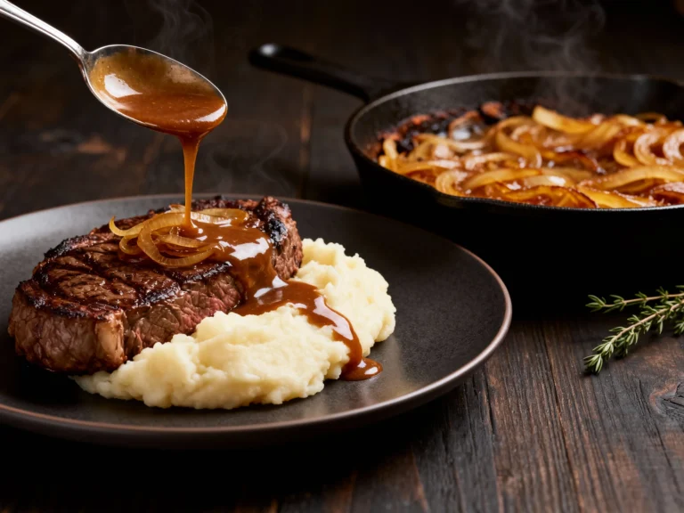 Onion Gravy From Scratch (perfect for Steak & Mash)