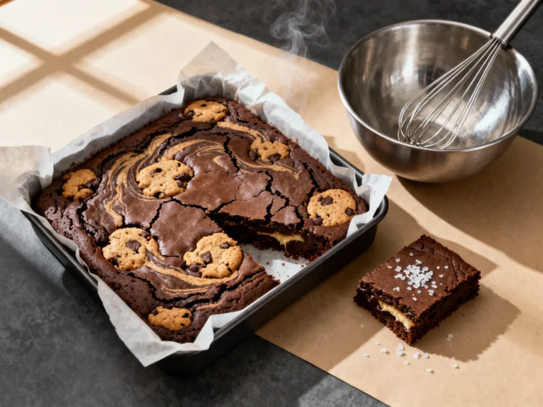 One-bowl Fudgy Brookies Bars (no Chill) — Gooey Fast Bliss