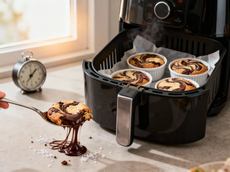 Air Fryer Brookies in 10 Minutes — Soft Gooey Legendary