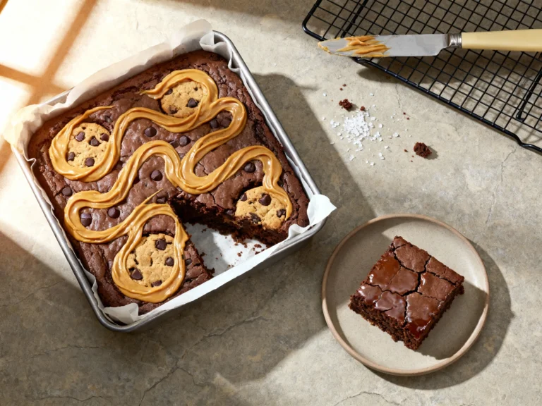 Peanut Butter Swirl Brookies (pb Cup Inspired)