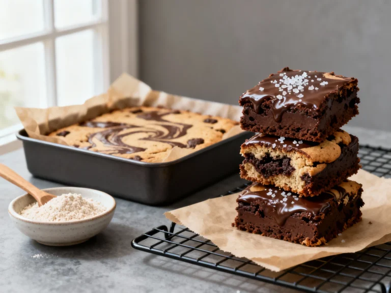 Gluten-free Brookies With Almond Flour (chewy & Fudgy)