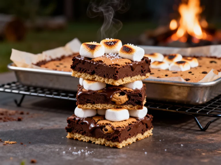 S’mores Brookies With Marshmallow & Graham Crust — Bakery Bars