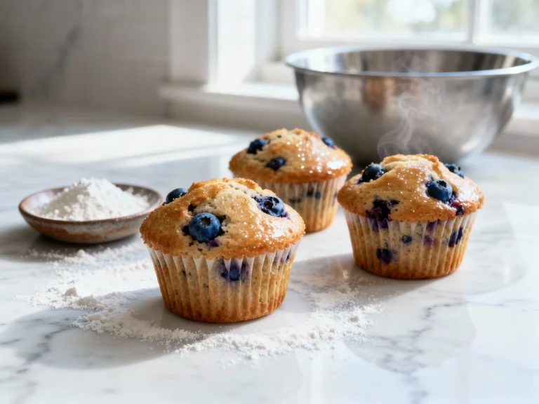 Bakery-style Coconut Flour Blueberry Muffins — Big Flavor Made Easy