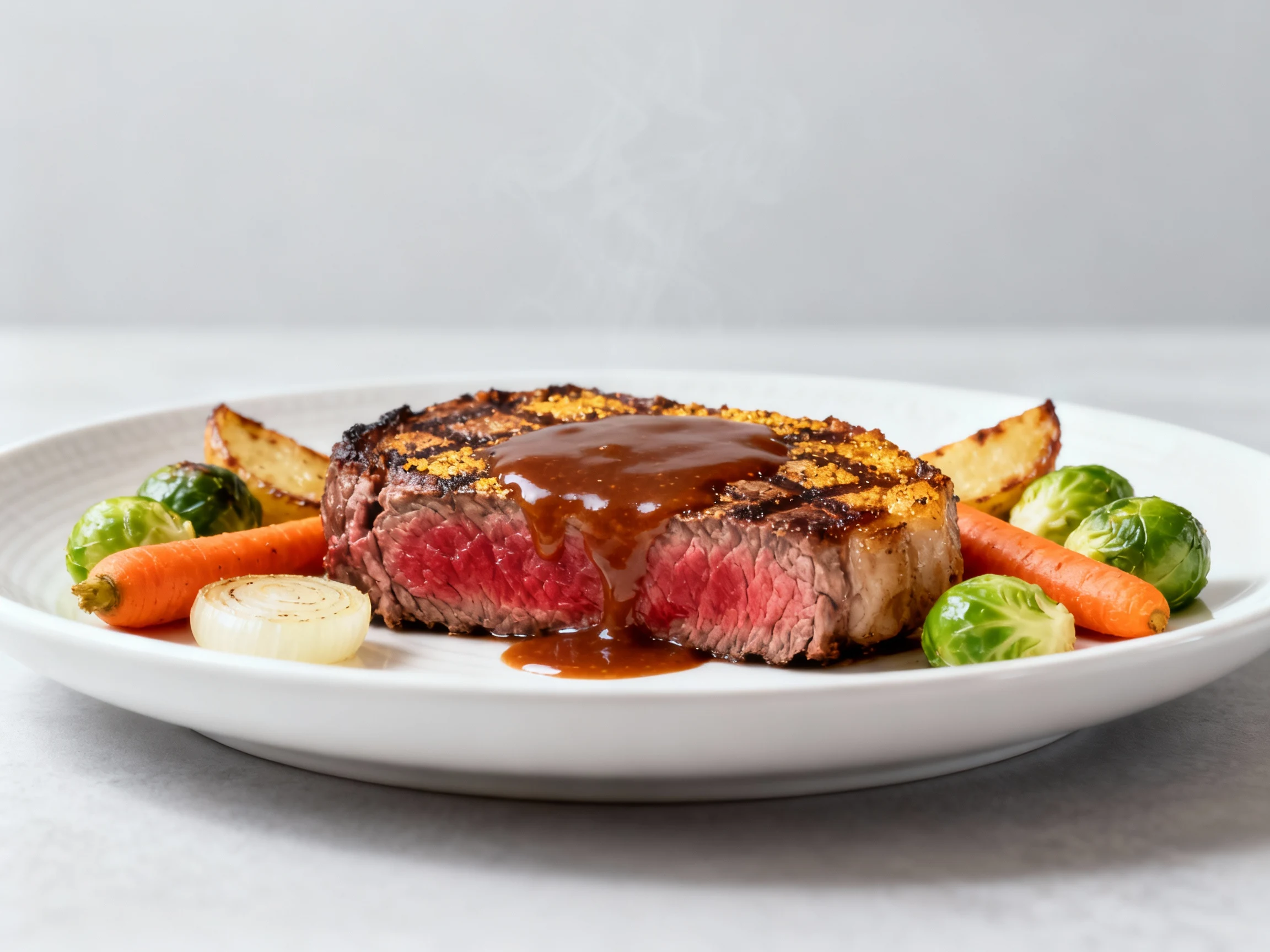 Food photography, ```json, professional food photography, high quality, appetizing, restaurant quality, clean compositio