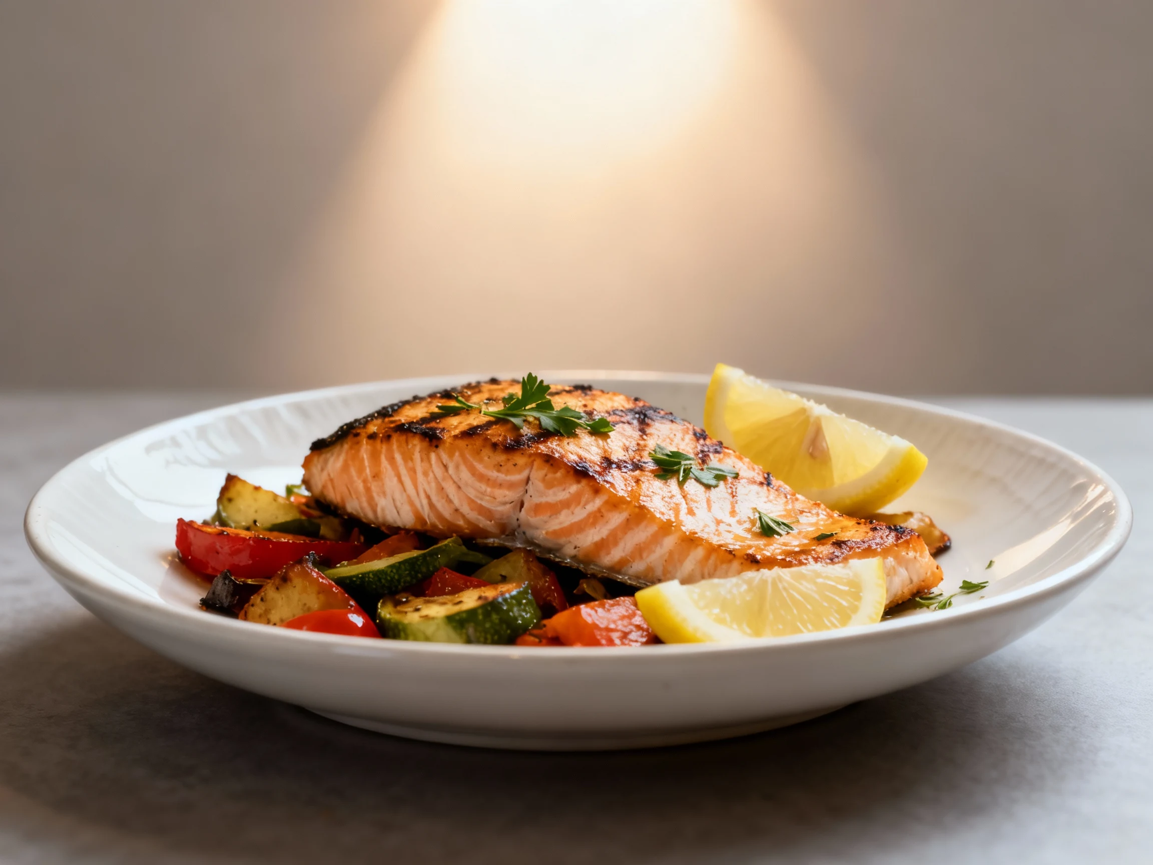 Food photography, [, professional food photography, high quality, appetizing, restaurant quality, clean composition, foo