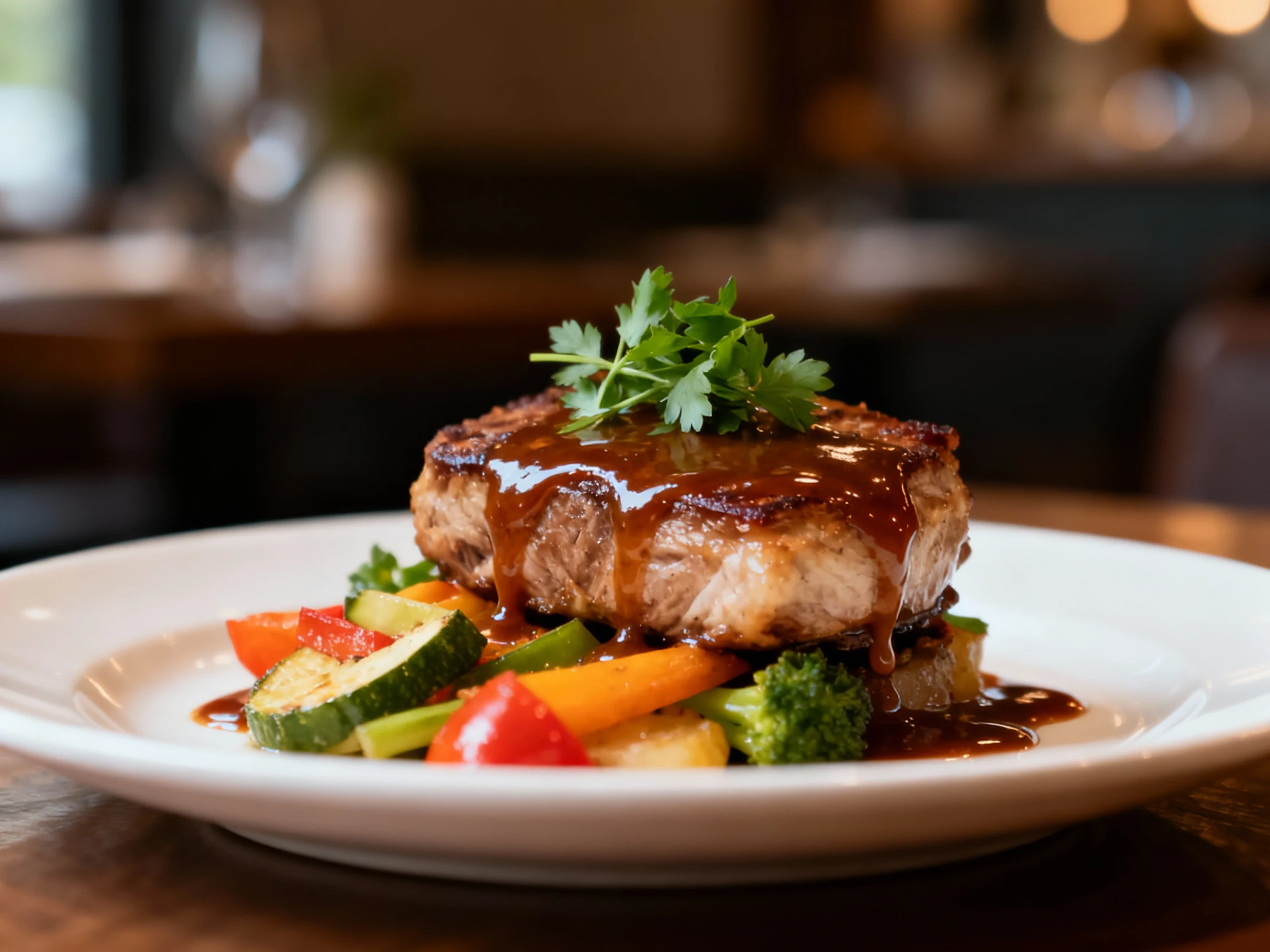 Food photography, [, professional food photography, high quality, appetizing, restaurant quality, clean composition, foo