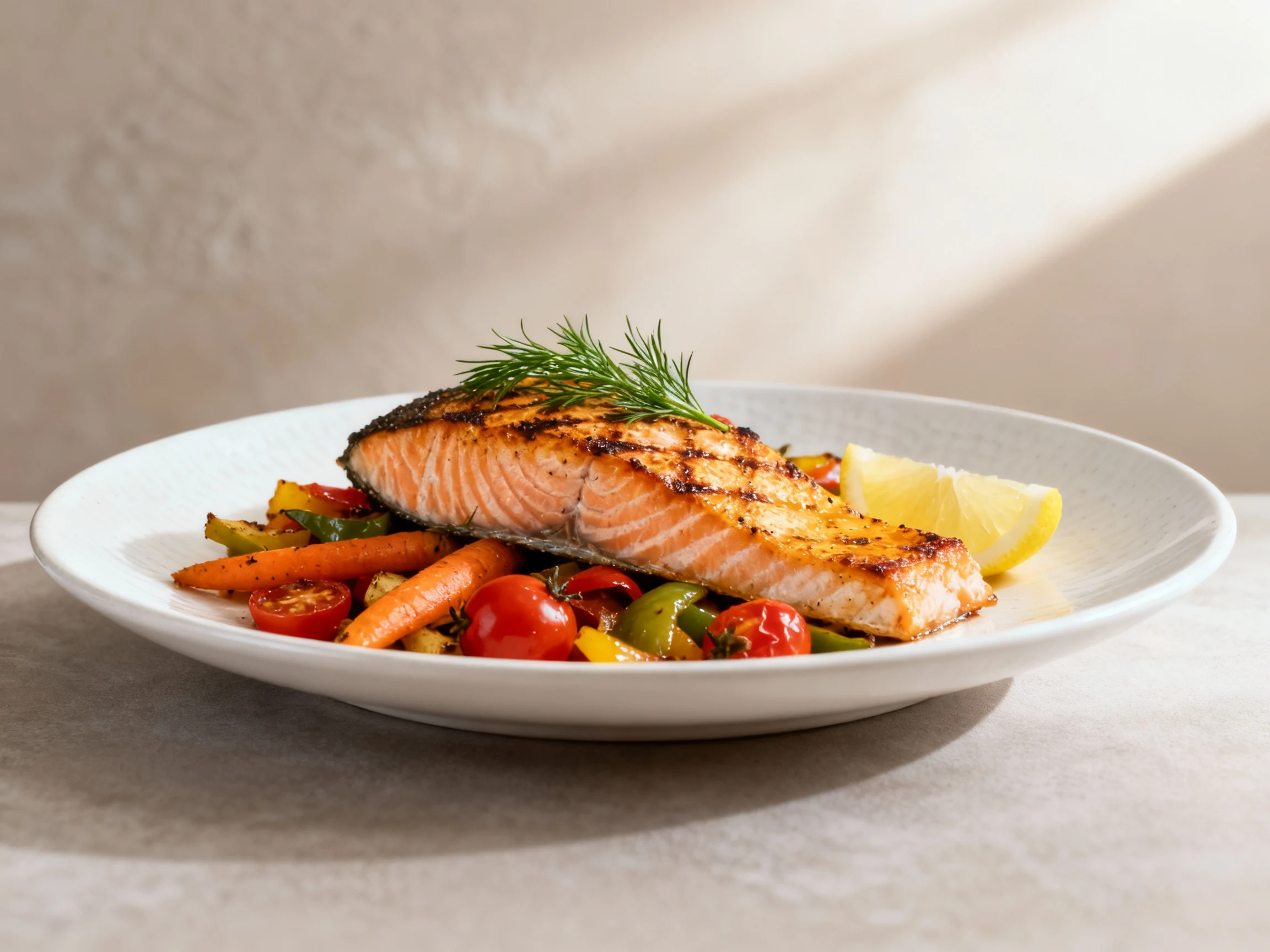 Food photography, [, professional food photography, high quality, appetizing, restaurant quality, clean composition, foo