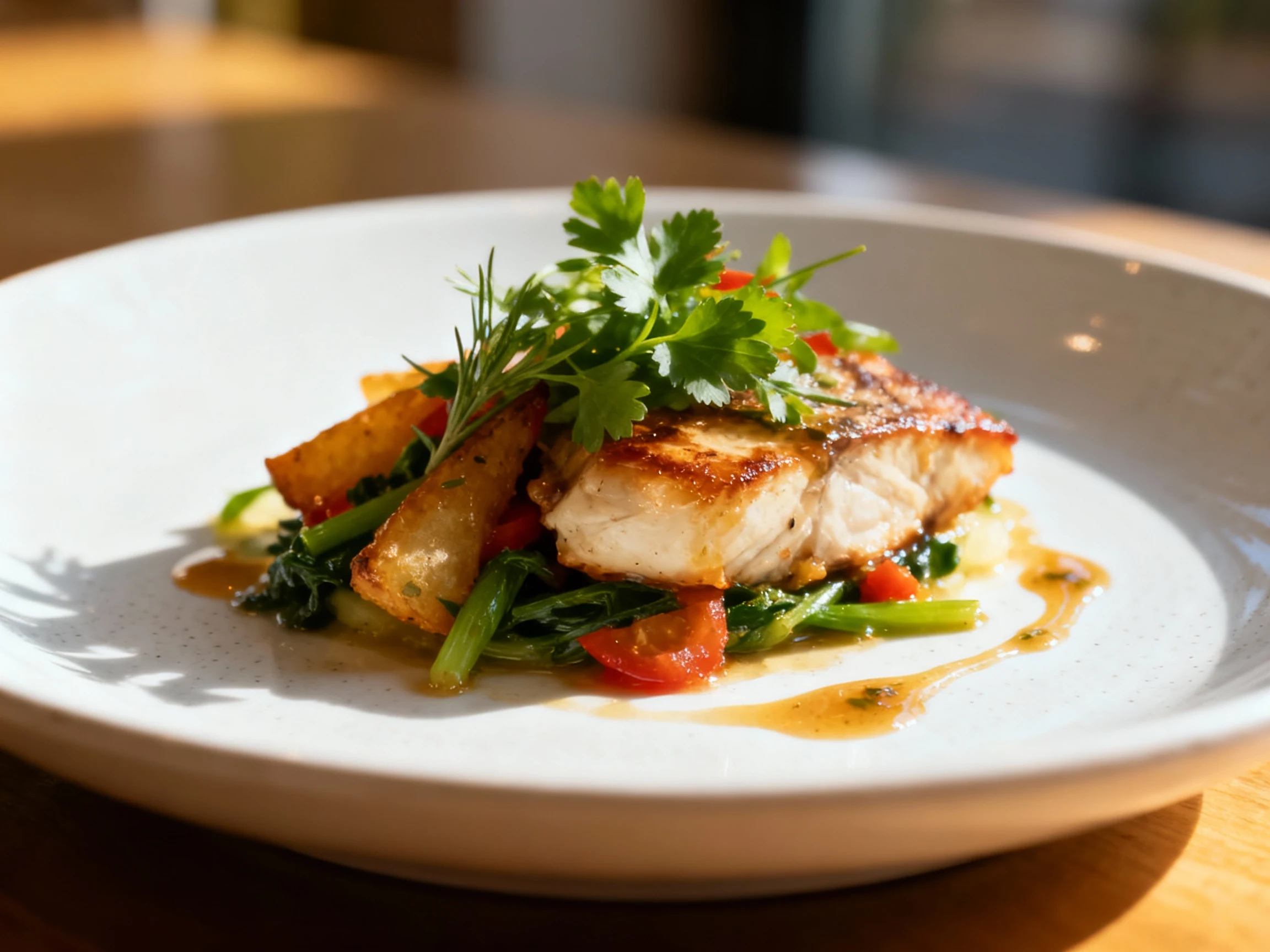 Food photography, [, professional food photography, high quality, appetizing, restaurant quality, clean composition, foo