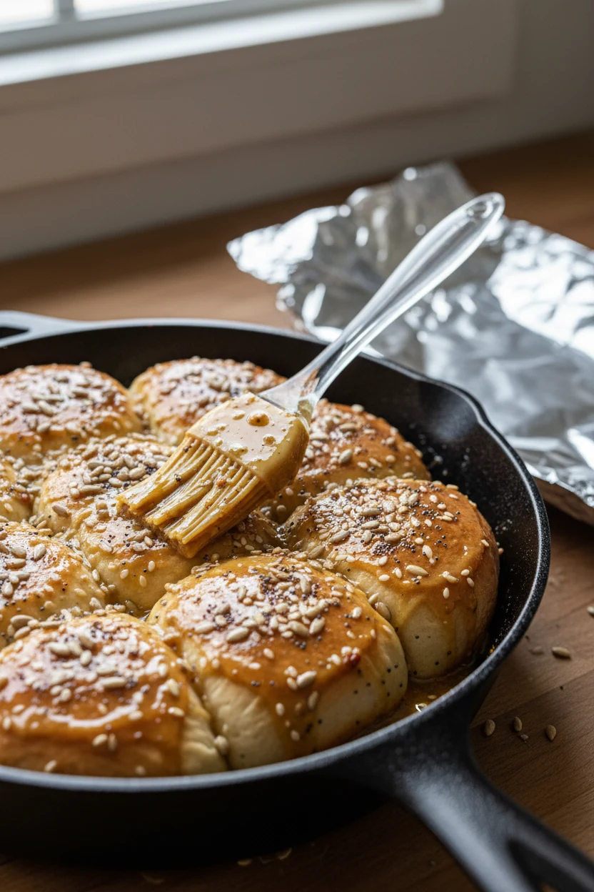 Beautifully plated beef stew in a warm ceramic bowl, fall-apart beef and vegetables in velvety gravy, topped with choppe