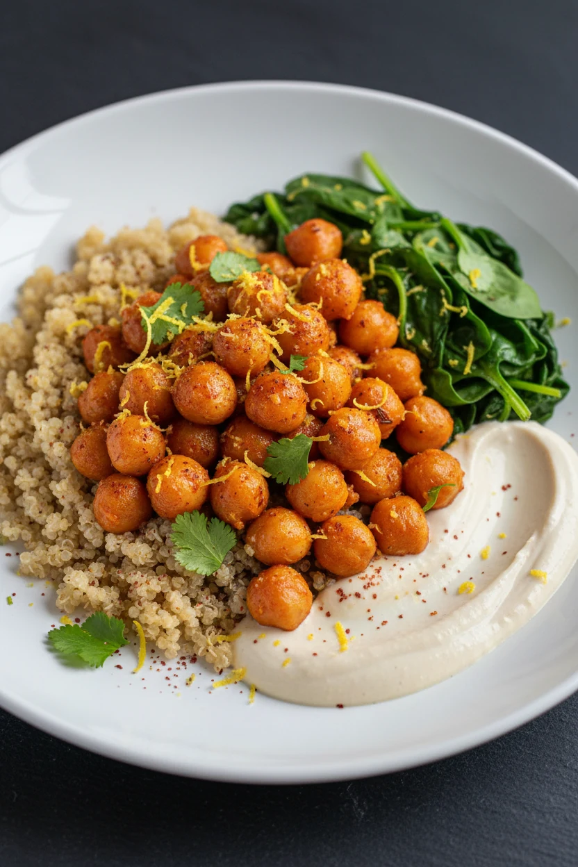 4. Final dish: bone-in prime rib plated with a thick crust and rosy center, Yorkshire pudding alongside and a small pitc